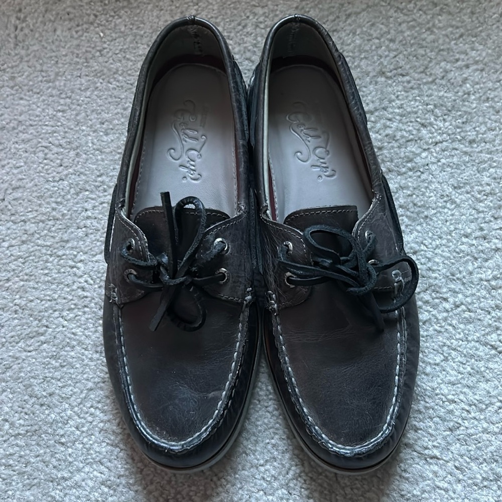 Speedy Gold Cup Original Boat Shoe in Charcoal